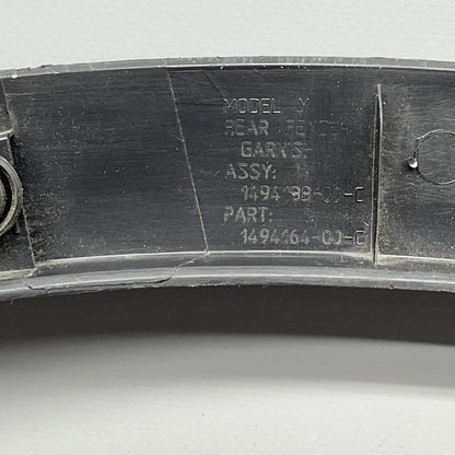 1494188-00-C TESLA MODEL Y WHEEL FLARE RIGHT REAR 2020 2021 2022 2023 OEM 1494188-00-C