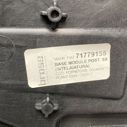 71779155 ALFA ROMEO GIULIA WINDOW REGUNLATOR LEFT REAR 2017 2018 2019 2020 717791551 OEM