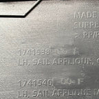 TESLA CYBERTRUCK BEDSIDE SAIL APPLIQUE LEFT 2024 2025 OEM 1741538-00-F
