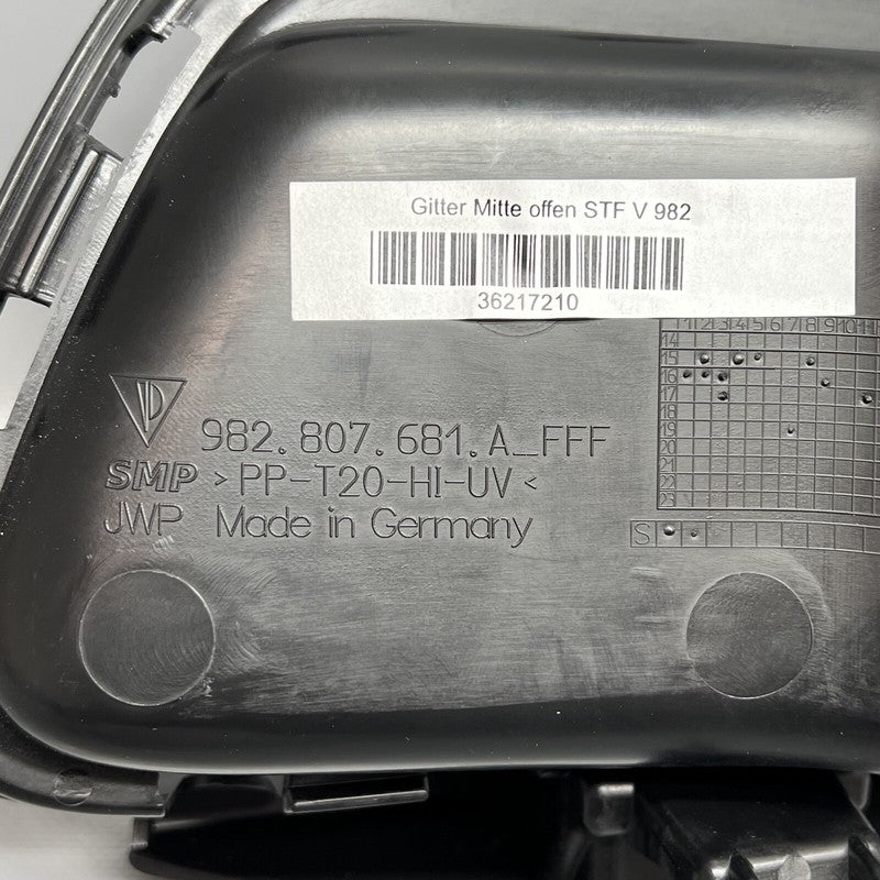 718 PORSCHE 718 BOXSTER CAYMAN 982 FRONT AIR GUIDE 2017 18 19 20 21 22 2023 OEM