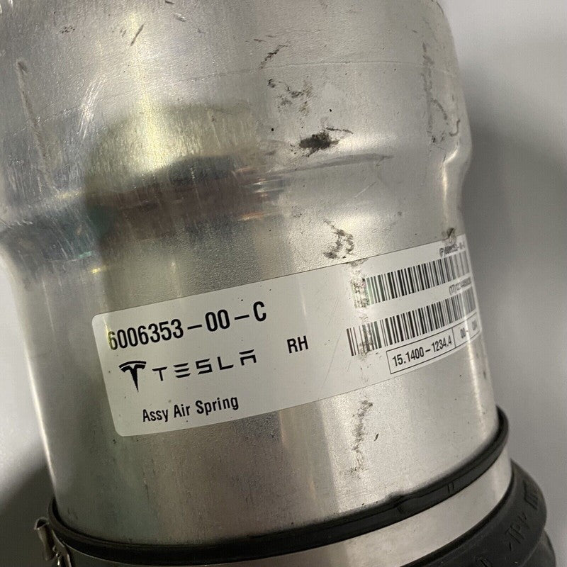 6006353-00-C TESLA MODEL S AIR SPRING STRUT RIGHT REAR 6006353-00-C OEM 2012 2013 2014 2015
