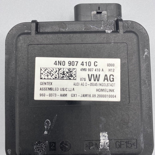 4N0907410C AUDI Q7 GARAGE DOOR OPENER HOMELINK MODULE RS5 4N0907410C 2019 2020 2021 OEM