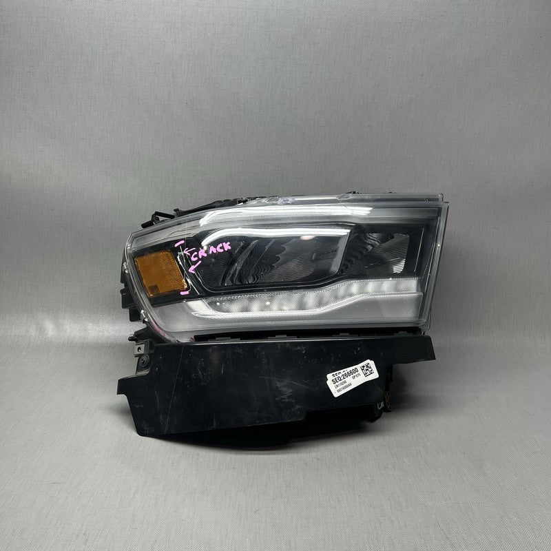 68316088AG RAM 1500 HEADLIGHT RIGHT PASSENGER 2019 2020 2021 LED OEM FOR PARTS 
