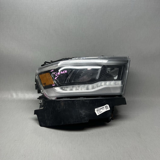 68316088AG RAM 1500 HEADLIGHT RIGHT PASSENGER 2019 2020 2021 LED OEM FOR PARTS 
