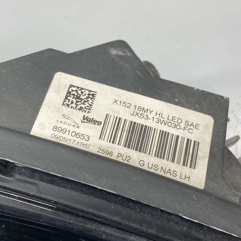 JAGUAR F-TYPE HEADLIGHT LEFT SIDE JX53-13W030-FC 2018 2019 2020 LED OE
