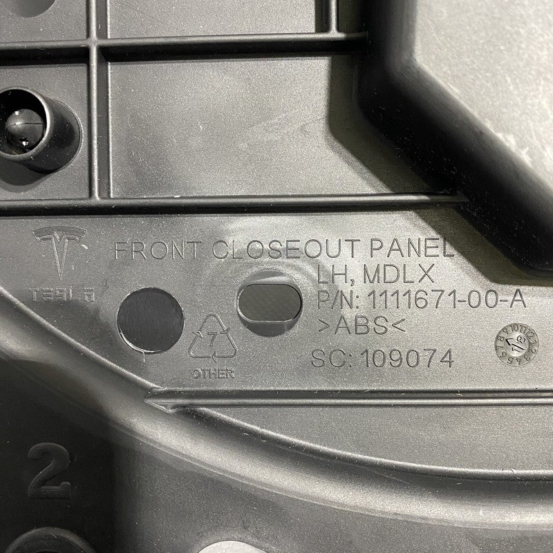 1111671-00-A TESLA MODEL X DOOR CLOSEOUT PANEL LEFT AND RIGHT 2016 2017 2018 2019 2020 OEM
