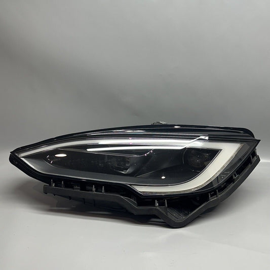 1563713-00-D TESLA MODEL S PLAID HEADLIGHT LEFT DRIVER 2021 2022 2023 BLACK LED 1563713-00-D