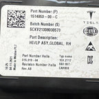 TESLA MODEL 3 HEADLIGHT RIGHT PASSENGER 2021 2022 2023 OEM 1514952-00-