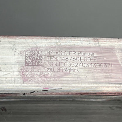 1487601-00-F TESLA MODEL Y REINFORCEMENT FRONT 2020 2021 2022 2023 2024 OEM 1487601-00-F BENT
