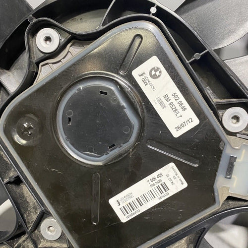 7640511-01 BMW 328 RADIATOR COOLING FAN F30 SEDAN 320 OEM 2012 2013 2014 2015
