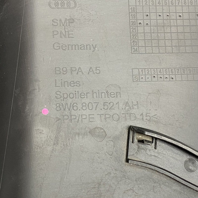 8W6807521AH AUDI A5 REAR BUMPER LOWER COVER 8W6807521AH 2020 OEM