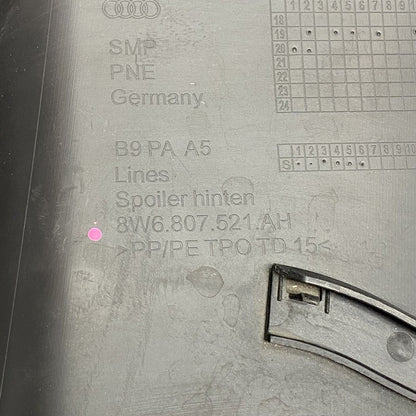 8W6807521AH AUDI A5 REAR BUMPER LOWER COVER 8W6807521AH 2020 OEM