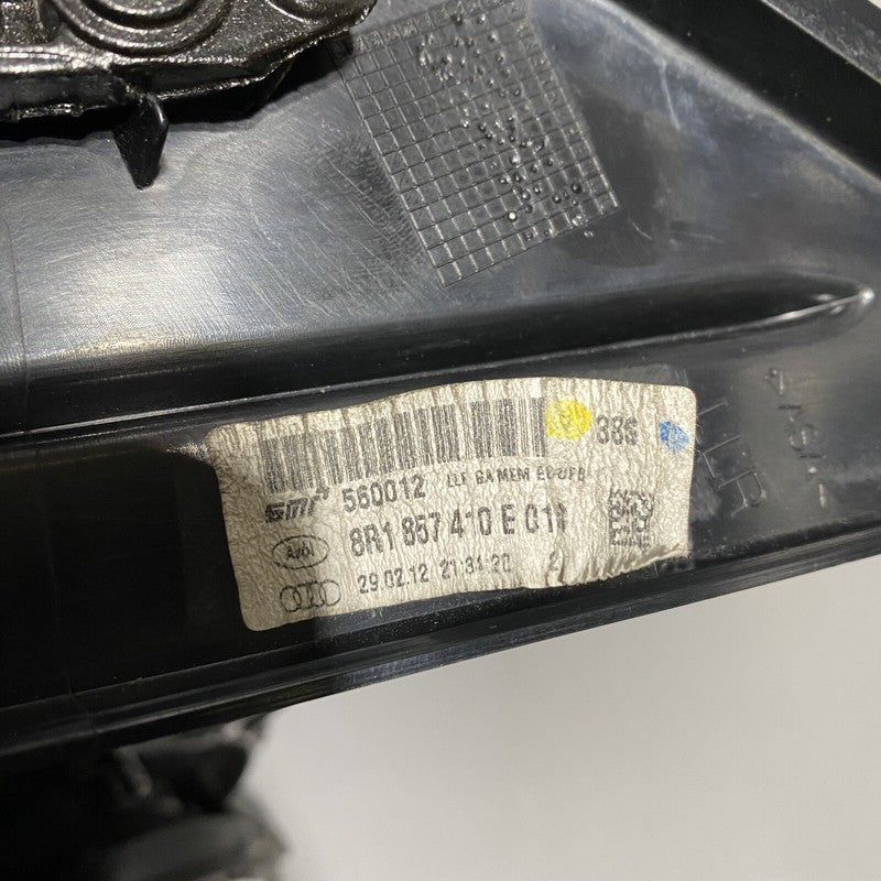 8R1857410E AUDI Q5 MIRROR RIGHT PASSENGER SIDE 2009 2010 2011 2012 2013 2014 OEM