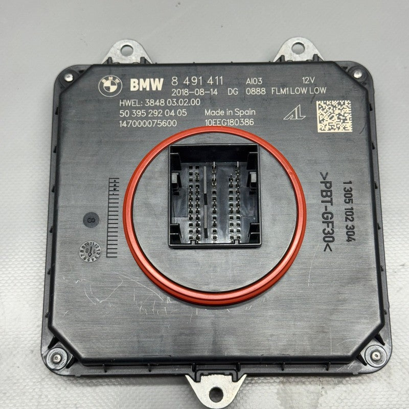 BMW X3 X4 HEADLIGHT CONTROL MODULE 2018 2019 2020 2021 OEM 8491411