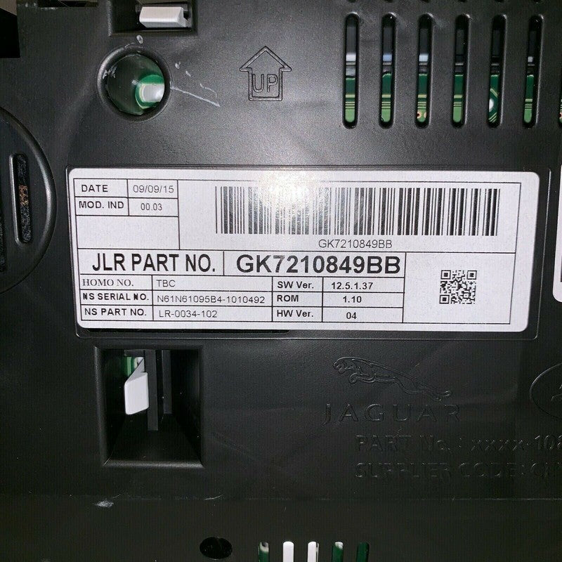 GK7210849BB  /  LR079401 LAND ROVER DISCOVERY SPORT 2.0 INSTRUMENT CLUSTER SPEEDOMETER 2015 2016 2017 OEM