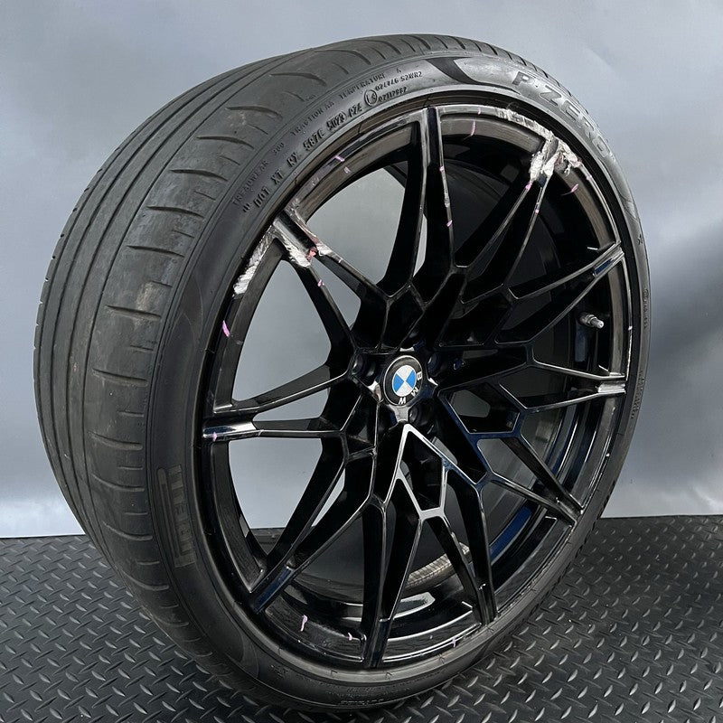 8093839 BMW M3 WHEEL RIM REAR 20 INCH M4 2021 2022 2023 2024 2025 OEM 8093839 DAMAGED