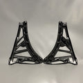 PORSCHE CAYENNE FRONT BUMPER BRACKETS 2011 2012 2013 2014 OEM 7P580717