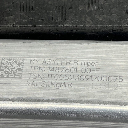 1487601-00-F TESLA MODEL Y REINFORCEMENT FRONT 2020 2021 2022 2023 OEM 1487601-00-F