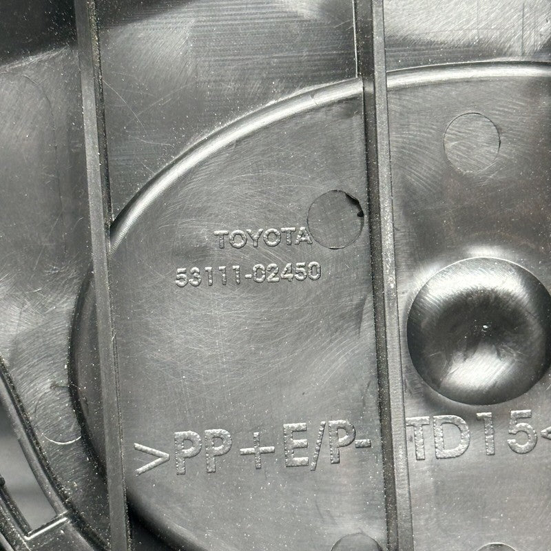 53111-02450 TOYOTA COROLLA UPPER GRILLE 2009 2010 OEM 53111-02450