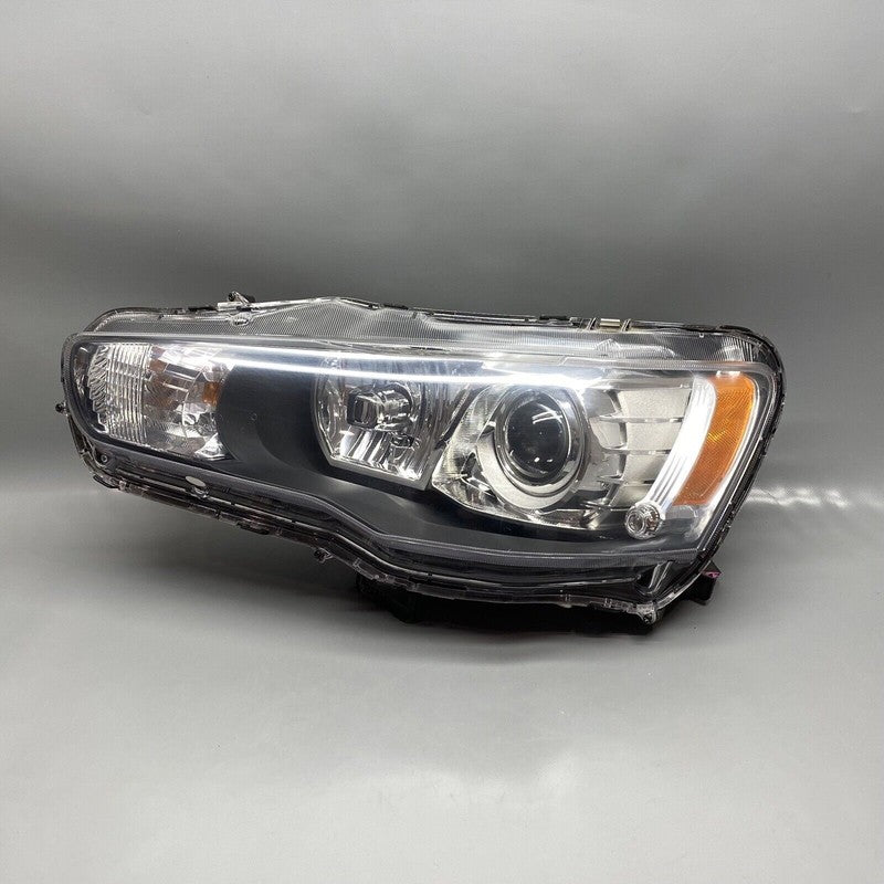MITSUBISHI LANCER HEADLIGHT LEFT DRIVER 2008 09 10 11 12 13 14 2015 HID DAMAGED