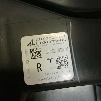 1077392-00-E TESLA MODEL 3 FOG LIGHT RIGHT PASSENGER SIDE 2017 2018 2019 2020 LED OEM 