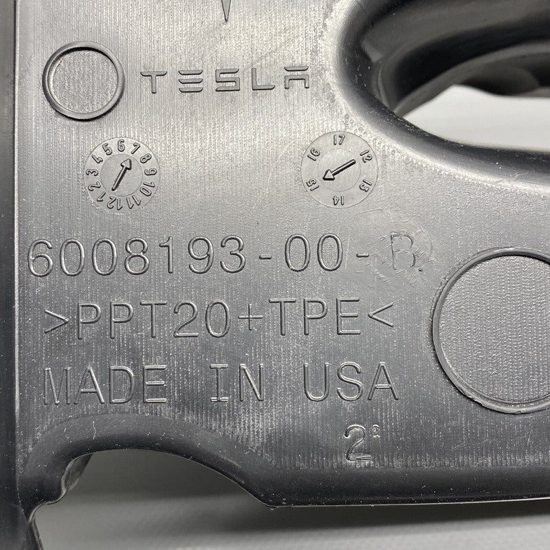 6008193-00-B TESLA MODEL S FRONT LOWER AIR DUCT 6008193-00-B 2012 2013 2014 2015 OEM