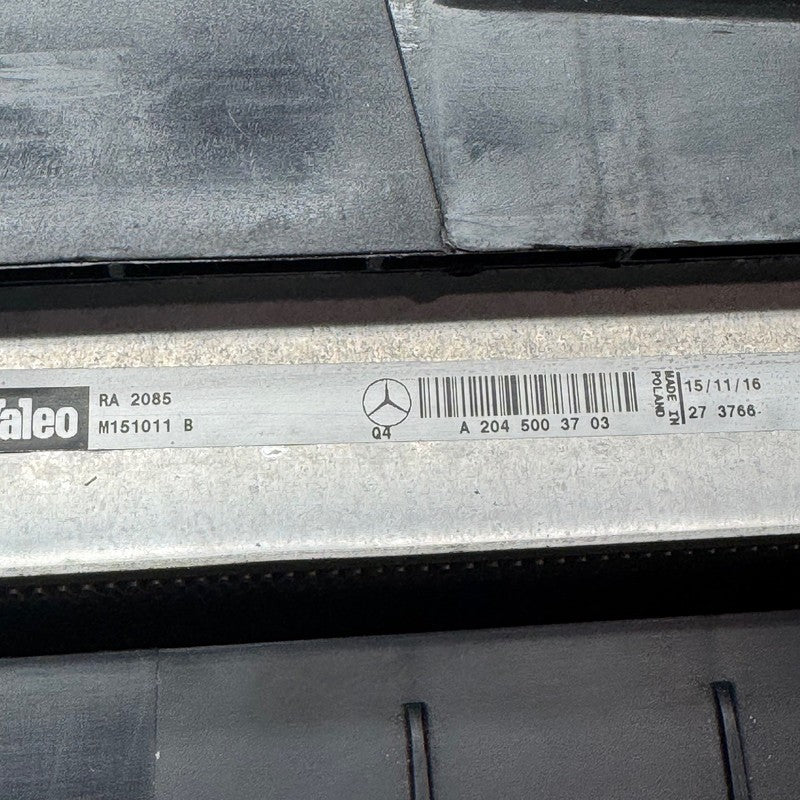 A2045003703 MERCEDES BENZ E350 E550 COOLANT RADIATOR 2010 2011 2012 2013 2014 2015 OEM