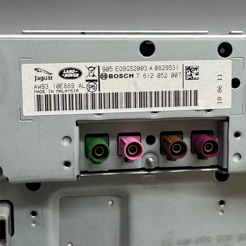 JAGUAR XJ LCD NAVIGATION SCREEN 2010 2011 2012 OEM AW93-10E889-AL