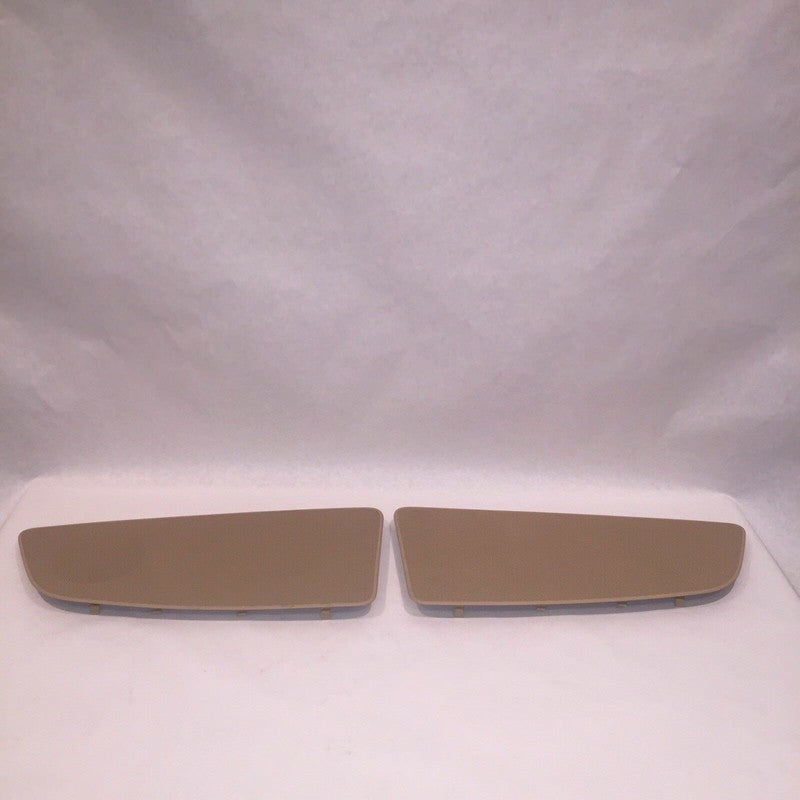 4H0863487A AUDI A8 S8 LEFT AND RIGHT REAR SHELF SPEAKER COVER 2014 2015 2016 TAN OEM