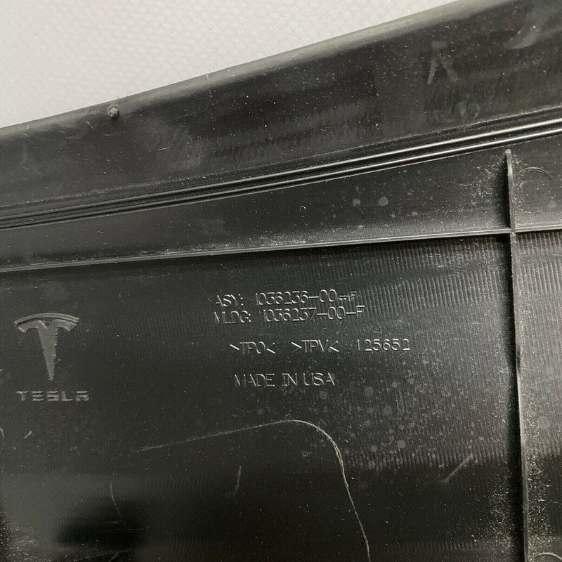 1036236-00-F TESLA MODEL X LEFT SIDE UNDERHOOD APRON 2016 2017 2018 2019 OEM 1036236-00-F