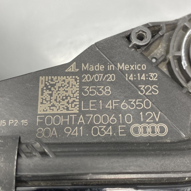 80A941034E AUDI Q5 HEADLIGHT RIGHT PASSENGER 80A941034E 2018 2019 2020 FULL LED OEM