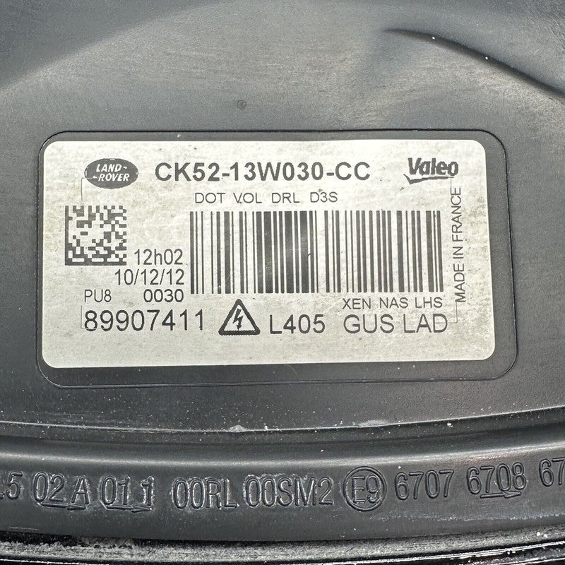 CK52-13W030-CC RANGE ROVER HSE HEADLIGHT LEFT DRIVER 2013 2014 15 16 2017 XENON CK52-13W030-CC
