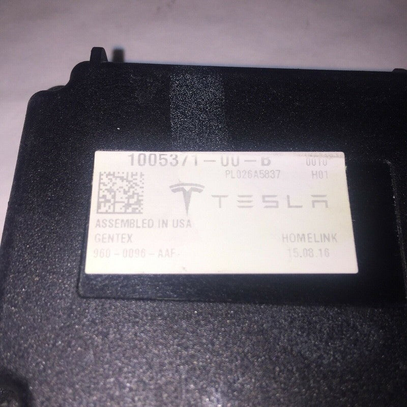 1005371-00-B TESLA MODEL S MODEL X HOMELINK CONTROL MODULE COMPUTER 2015 2016 2017 2018 OEM