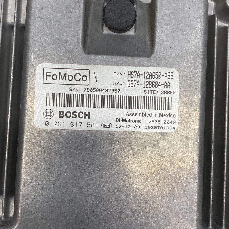 HS7A-12A650-ABB FORD FUSION ENGINE CONTROL MODULE 2017 2018 2019 OEM HS7A-12A650-ABB