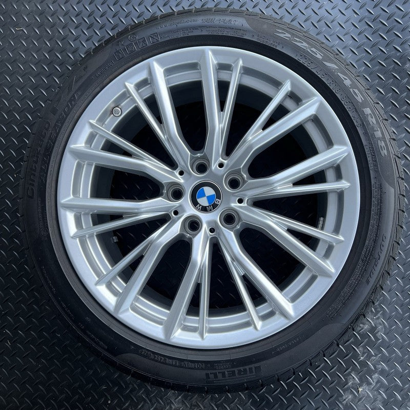 5A49EE4 BMW 330i WHEEL RIM SET 18 INCH 2023 2024 2025 OEM 5A49EE4