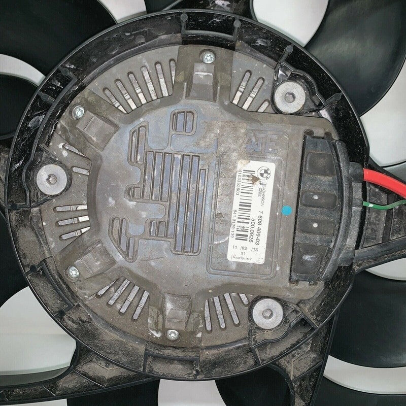 7640513 BMW 328 428 RADIATOR COOLING FAN F30 F32 2012 2013 2014 2015 OEM