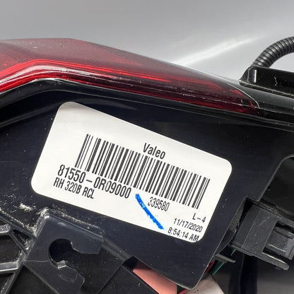 81550-0R090 TOYOTA RAV 4 TAIL LIGHT RIGHT PASSENGER LED 2019 20 21 22 2023 OEM 81550-0R090
