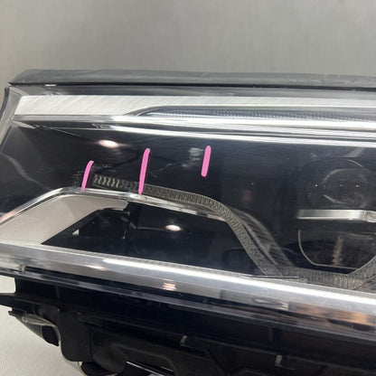 7483909 BMW 750 HEADLIGHT LEFT DRIVER  FULL LED 2016 2017 2018 2019 OEM 7483909