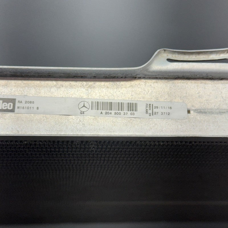 A2045003703 MERCEDES BENZ E350 E550 COOLANT RADIATOR 2010 2011 2012 2013 2014 2015 OEM