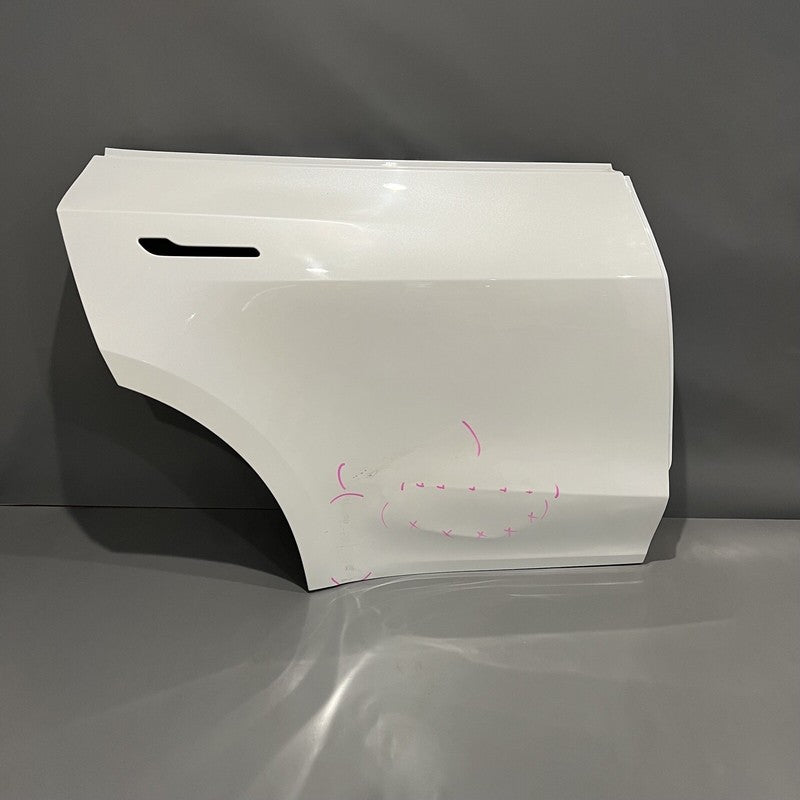 TESLA MODEL Y DOOR RIGHT REAR 2020 2021 2022 OEM DAMAGED
