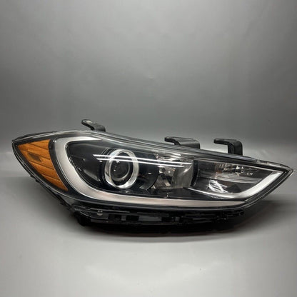 HYUNDAI ELANTRA HEADLIGHT RIGHT PASSENGER 2017 2018 HALOGEN OEM 