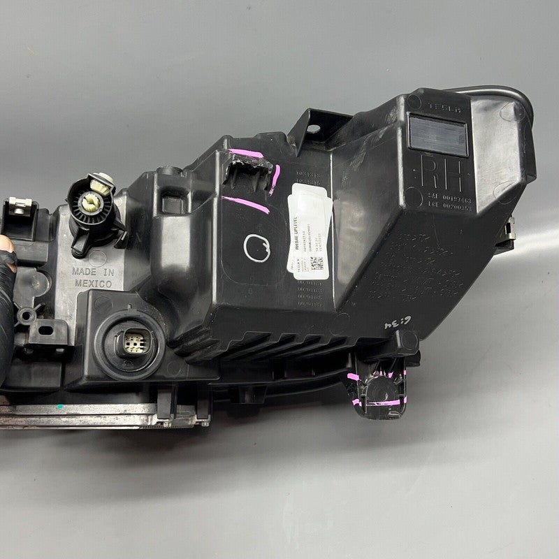 1034315-00-F TESLA MODEL X HEADLIGHT RIGHT PASSENGER 2016 17 18 19 2020 LED OEM 1034315-00-F
