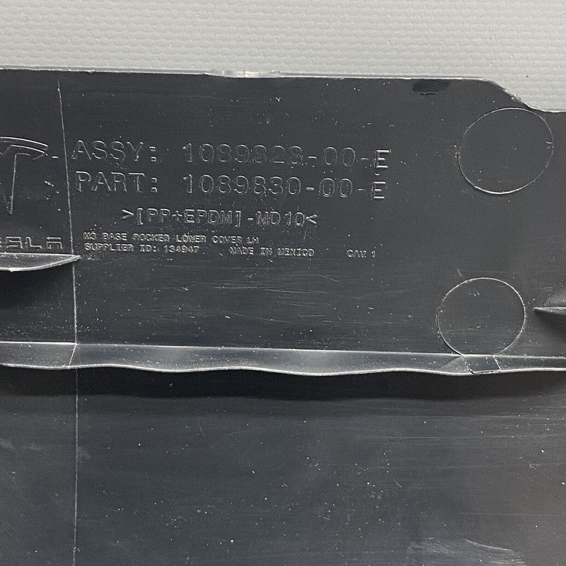 1089828-00-E TESLA MODEL 3 ROCKER MOLDING LEFT DRIVER 2017 2018 2019 2020 1089828-00-E