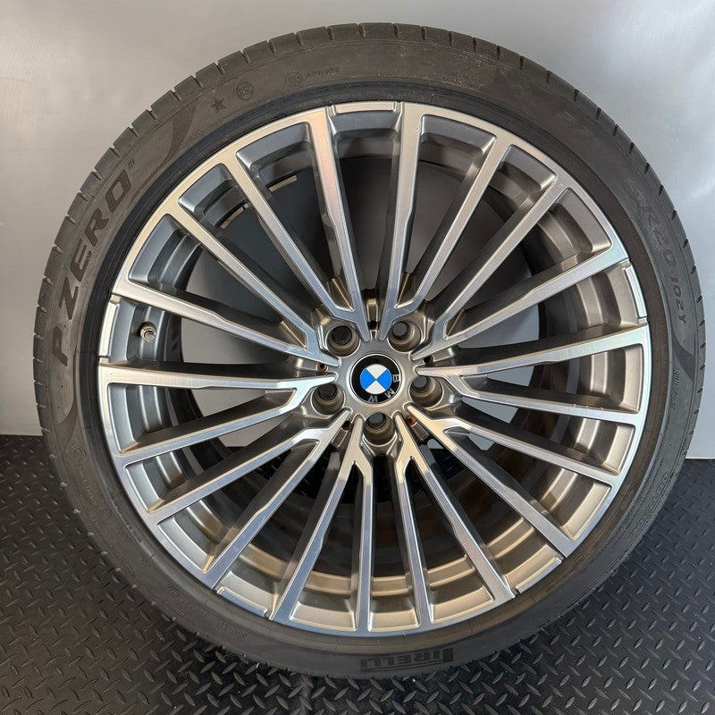 BMW M760 WHEEL RIM 20 INCH REAR 640 740 750 2020 2021 2022 2023 OEM 68