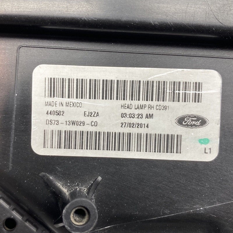 FORD FUSION HEADLIGHT RIGHT PASSENGER 2013 2014 2015 2016 HALOGEN DS73