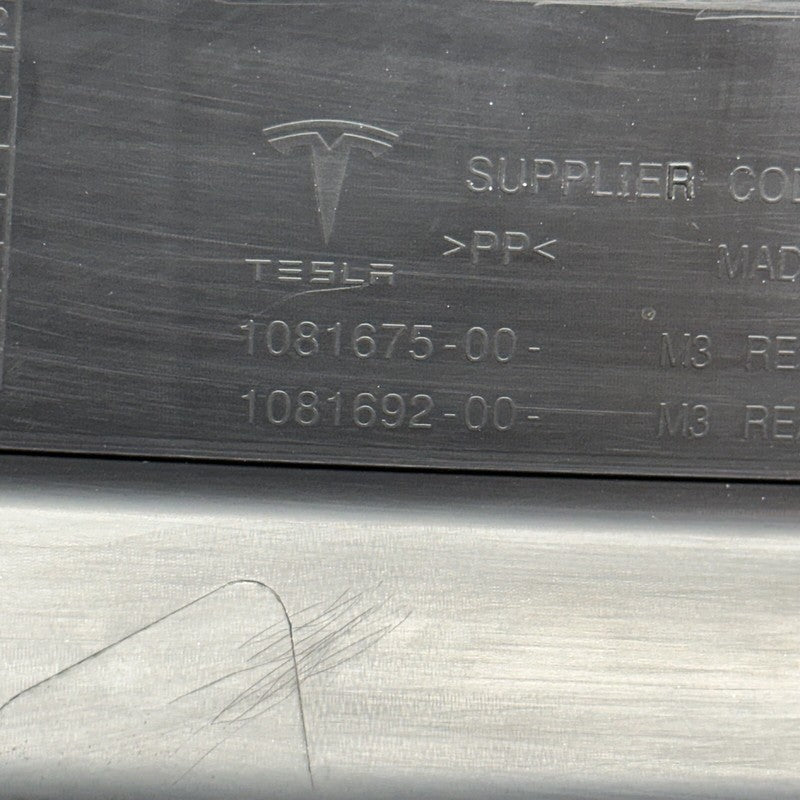 1081675-00 TESLA MODEL 3 UNDER HOOD APRON COVER 2018 2019 2020 2021 OEM 1081675-00