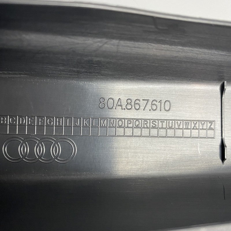 80A867610 AUDI Q5 DOOR WINDOW FRAME TRIM RIGHT FRONT 80A867610 2018 2019 2020 OEM