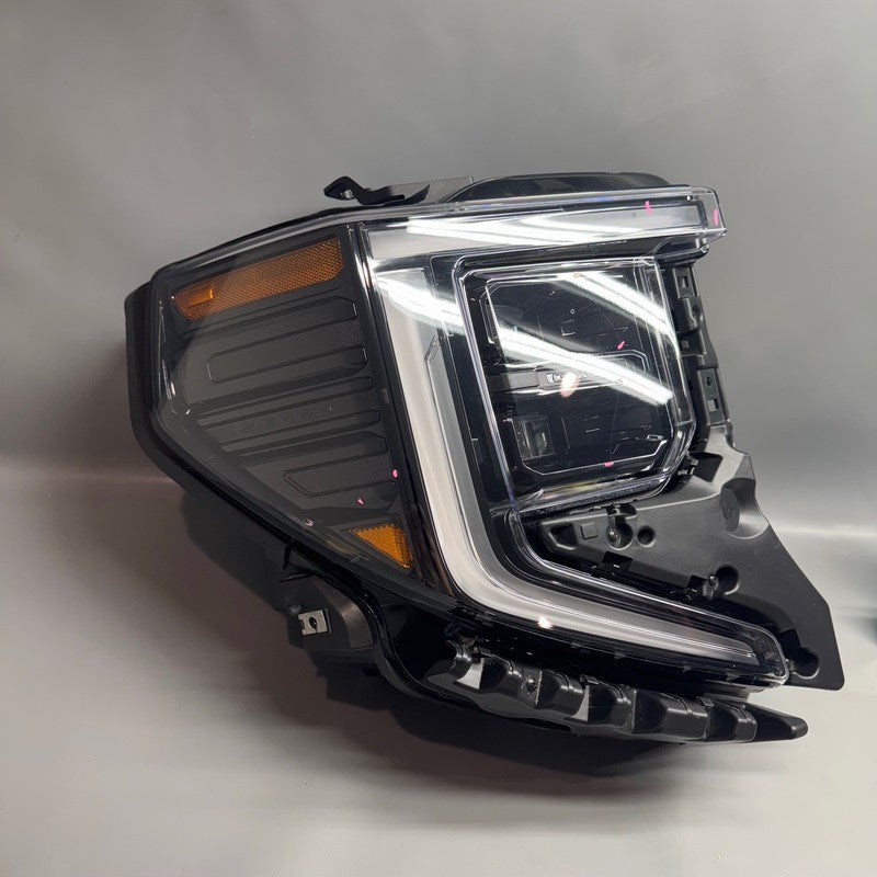 GMC 1500 AT4 HEADLIGHT RIGHT PASSENGER 2022 2023 2024 2025 BLACK OEM 8