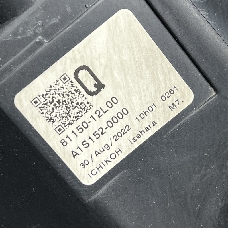 81150-12L00 TOYOTA COROLLA HEADLIGHT LEFT DRIVER 2020 2021 2022 LED OEM 81150-12L00