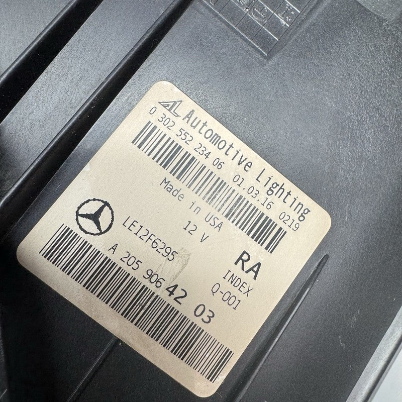 a2059064203 MERCEDES BENZ C300 HEADLIGHT C400 RIGHT PASSENGER 2015 2016 2017 2018 LED OEM